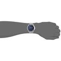 Tommy Hilfiger Oliver Quartz Blue Dial Silver Mesh Bracelet Watch for Men - 1791302