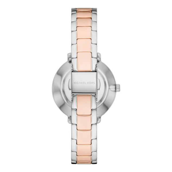 Michael Kors Pyper Quartz Mother of Pearl White Dial Two Tone Steel Strap Watch For Women - MK1066