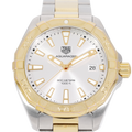 Tag Heuer Aquaracer Silver Dial Two Tone Steel Strap Watch for Women - WBD1120.BB0930