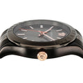 Versace Hellenyium Analog Black Dial Black Steel Strap Watch For Men - VEVK00320