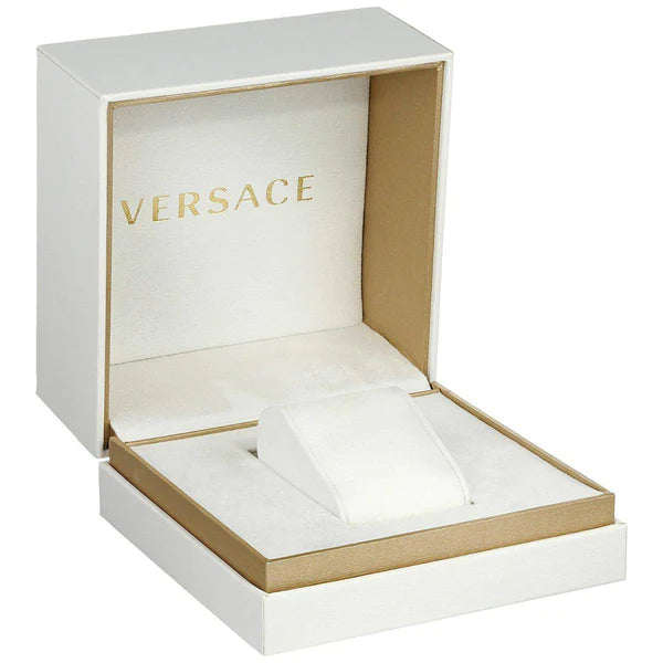 Versace Hellenyium Quartz Silver Dial Two Tone Steel Strap Watch For Men - VEVK01121