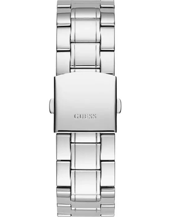 Guess Hendrix Chronograph Blue Dial Silver Steel Strap Watch for Men - W1309G1