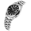 Citizen Tsuyosa Automatic Black Dial Silver Steel Strap Watch For Men - NJ0150-56E