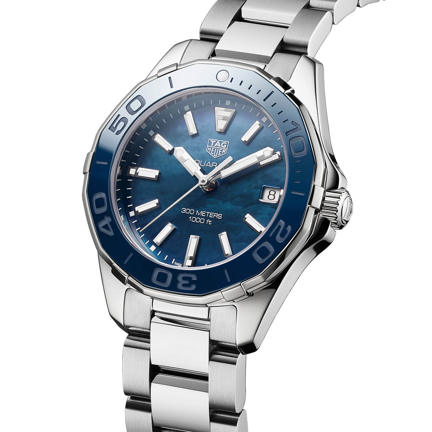 Tag Heuer Aquaracer Blue Ceramic Dial Watch for Women - WAY131S.BA0748