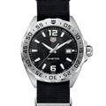 Tag Heuer Formula 1 Quartz Black Dial Black NATO Strap Watch for Men - WAZ1015.FC8198