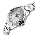 Tag Heuer Aquaracer Diamonds Mother of Pearl Dial Silver Steel Strap Watch for Women - WBD131B.BA0748