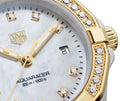 Tag Heuer Aquaracer Diamonds Mother of Pearl Dial Two Tone Steel Strap Watch for Women - WBD1421.BB0321