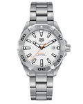 Tag Heuer Aquaracer Automatic White Dial Silver Steel Strap Watch for Men - WBD2111.BA0928