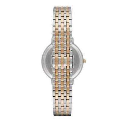 Emporio Armani Dress Analog Mother of Pearl Dial Two Tone Steel Strap Watch For Women - AR2515