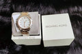 Michael Kors Whitney Quartz White Dial Two Tone Steel Strap Watch For Women - MK6686