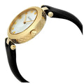 Gucci Diamantissima Mother of Pearl Dial Black Leather Strap Watch for Women - YA141404