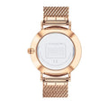 Coach Perry Silver Dial Rose Gold Mesh Bracelet Watch for Women - 14503386