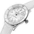 Breitling Superocean Heritage '57 Pastel Paradise White Dial White Leather Strap Watch for Women - A10340A71A1X1