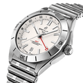 Breitling Chronomat GMT 40 White Dial Silver Steel Strap Watch for Men - A32398101A1A1