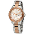 Guess Mist Quartz Silver Dial Two Tone Steel Strap Watch For Women - W0443L4