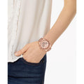 Michael Kors Whitney Chronograph Rose Gold Dial Rose Gold Steel Strap Watch For Women - MK6730