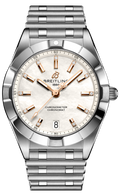 Breitling Chronomat 32 Mother of Pearl Dial Silver Steel Strap Watch for Women - A77310101A4A1