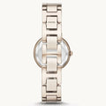 Fossil Virginia Pink Dial Pink Steel Strap Watch for Women - ES4482