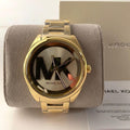 Michael Kors Janelle Gold Dial Gold Steel Strap Watch For Women - MK7086