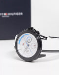 Tommy Hilfiger Aiden Chronograph White Dial White Rubber Strap Watch For Men - 1791862