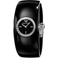 Emporio Armani Casual Analog Black Dial Black Leather Strap Watch For Women - AR0739