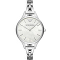 Emporio Armani Aurora Mother Of Pearl White Dial Silver Steel Strap Watch For Women - AR11054