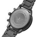 Emporio Armani Mario Chronograph White Dial Black Steel Strap Watch For Men - AR11471