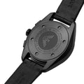 Emporio Armani Claudio Chronograph Black Dial Black Leather Strap Watch For Men - AR11483