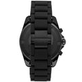 Emporio Armani Sportivo Chronograph Black Dial Black Silicone Strap Watch For Men - AR6092