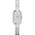 Emporio Armani Chiara Analog Silver Dial Black Leather Strap Watch For Women - AR7372