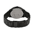 Armani Exchange Hampton Chronograph Black Dial Black Steel Strap Watch For Men - AX2150