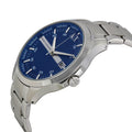 Armani Exchange Hampton Chronograph Blue Dial Silver Steel Strap Watch For Men - AX2132