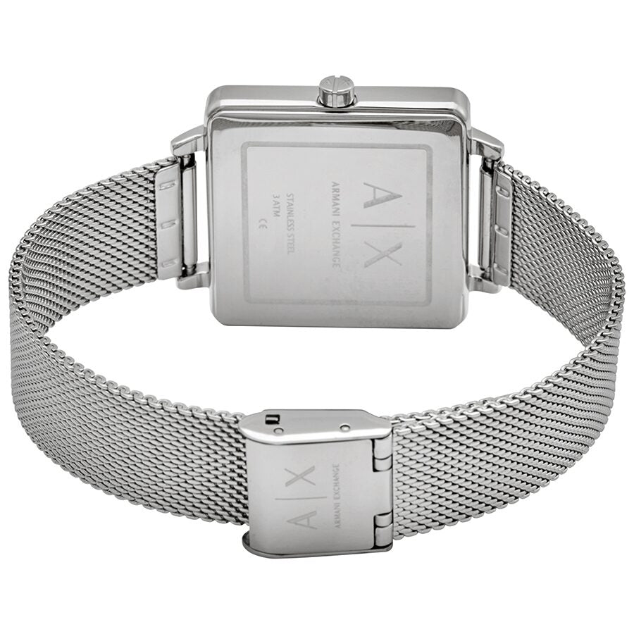 Armani Exchange Lola Quartz Silver Dial Silver Mesh Strap Watch For Women - AX5800