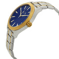 Armani Exchange Nico Quartz Blue Dial Two Tone Steel Strap Watch For Men - AX2332