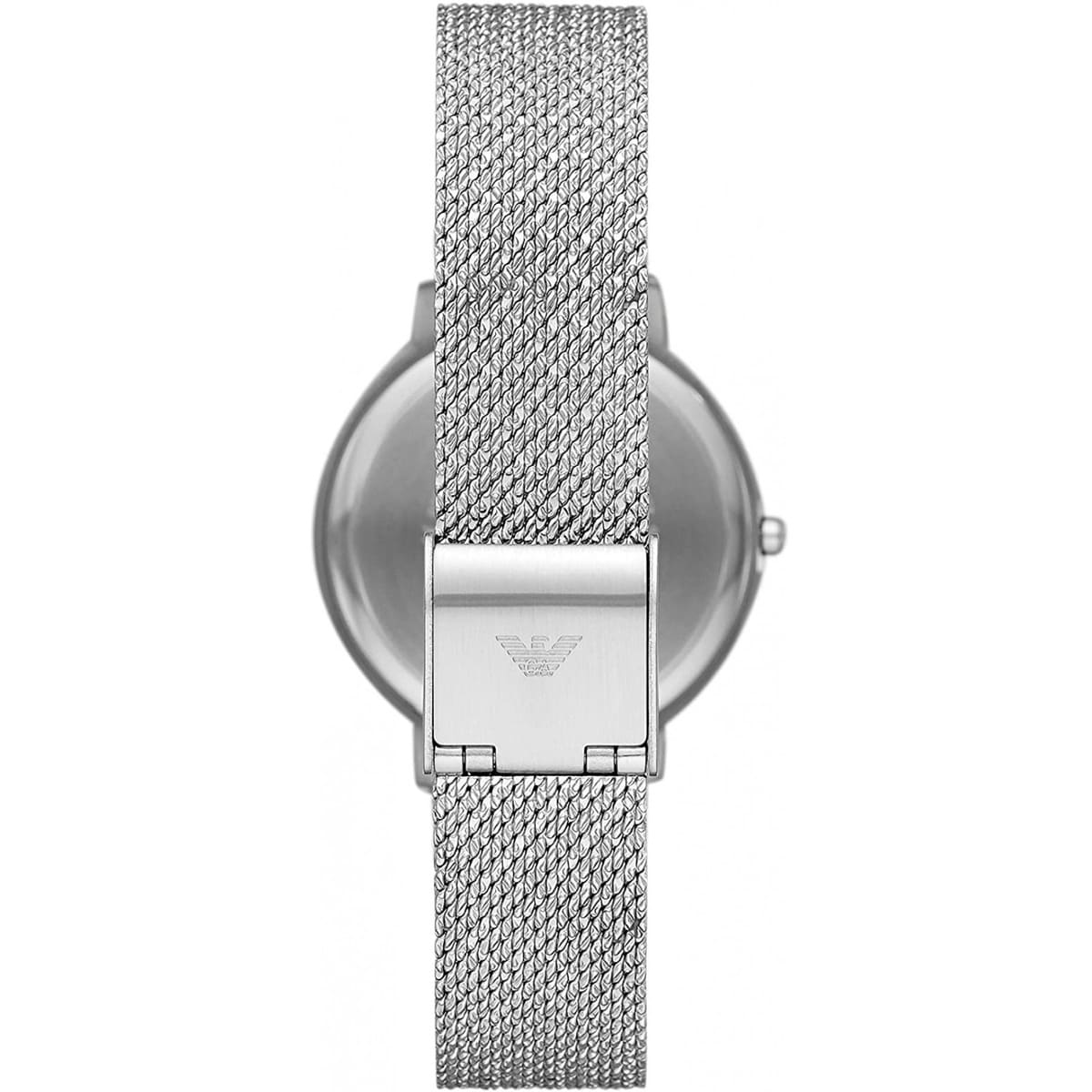 Armani Exchange Lola Analog Silver Dial Silver Mesh Strap Watch For Women - AX5535