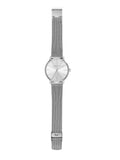 Armani Exchange Lola Analog Silver Dial Silver Mesh Strap Watch For Women - AX5535