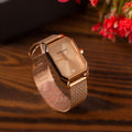 Emporio Armani Joy Quartz Rose Gold Dial Rose Gold Mesh Bracelet Watch For Women - AR11347