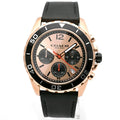 Coach Kent Rose Gold Dial Black Leather Strap Watch for Men - 14602559