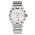 Breitling Chronomat GMT 40 White Dial Silver Steel Strap Watch for Men - A32398101A1A1
