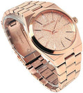 Michael Kors Channing Quartz Rose Gold Dial Rose Gold Steel Strap Watch For Women - MK6624