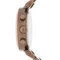 Michael Kors Parker Chronograph Brown Dial Brown Steel Strap Watch For Women - MK5578