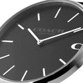 Coach Charles Black Dial Black Leather Strap Watch for Men - 14602149