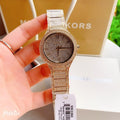 Michael Kors Kerry Quartz Gold Dial Gold Steel Strap Watch For Women - MK3360