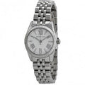 Michael Kors Lexington Quartz White Dial Silver Steel Strap Watch For Women - MK3228