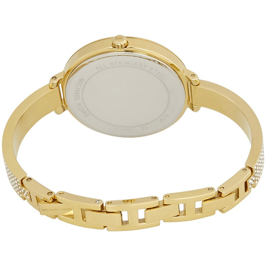 Michael Kors Jaryn Quartz Gold Dial Gold Steel Strap Watch For Women - MK3784