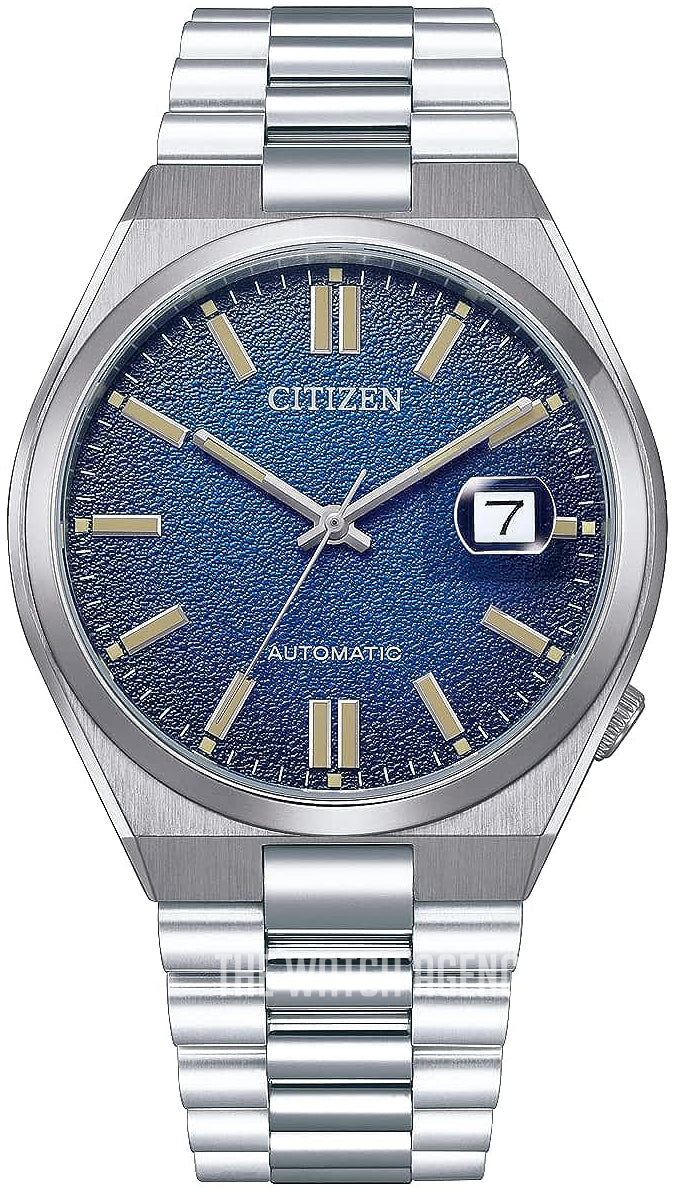 Citizen Tsuyosa Automatic Dark Blue Dial Silver Steel Strap Watch For Men - NJ0151-88L