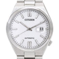 Citizen Tsuyosa Automatic White Dial Silver Steel Strap Watch For Men - NJ0150-81A