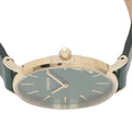 Coach Perry Green Dial Green Leather Strap Watch for Women - 14503383-C