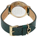 Coach Perry Green Dial Green Leather Strap Watch for Women - 14503383-C