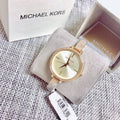 Michael Kors Jaryn Quartz Gold Dial Gold Steel Strap Watch For Women - MK3784